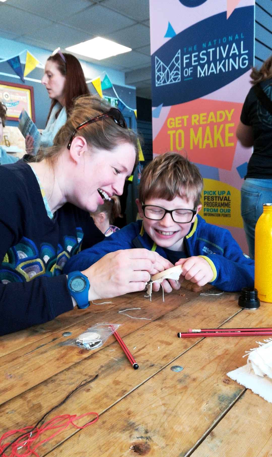Festival of making 2019 stitching workshop